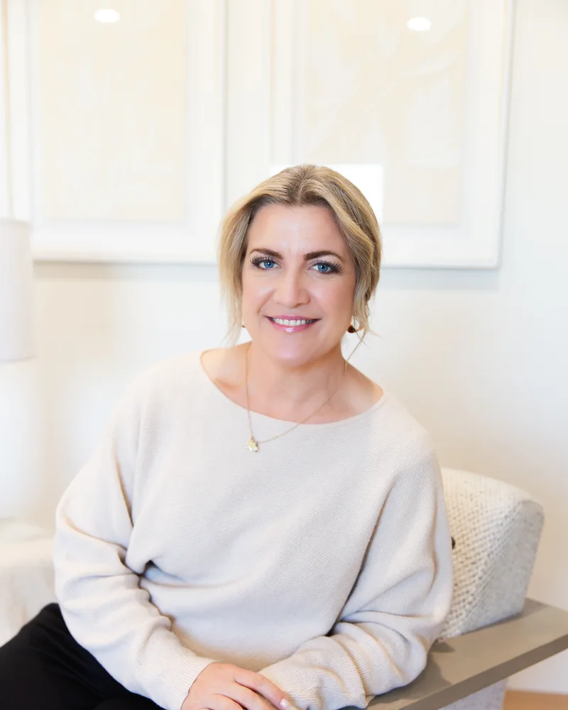 Katie, founder and designer at Beauty from Ashes Design